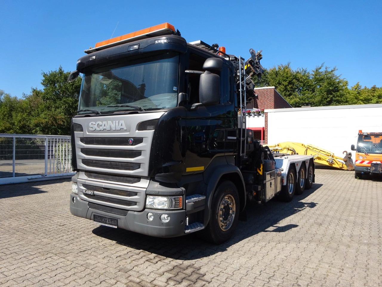 Scania R490 Abroller + HIAB 302E-6 Bj.2021 !Kran TRIDEM Scania R490 Abroller + HIAB 302E-6 Kran *BJ 2021* - Autokran, Abrollkipper: das Bild 4 Scania R490 Abroller + HIAB 302E-6 Bj.2021 !Kran TRIDEM Scania R490 Abroller + HIAB 302E-6 Kran *BJ 2021* - Autokran, Abrollkipper: das Bild 4