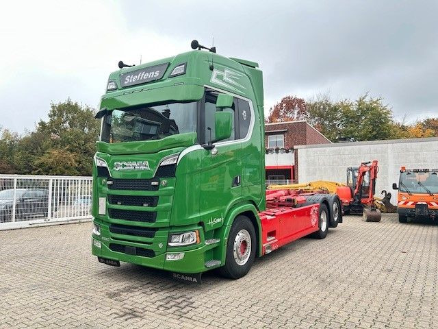 Scania S580 V8 MEILLER Abroller mit Lift+Lenkachse 6x2 - Abrollkipper: das Bild 2 Scania S580 V8 MEILLER Abroller mit Lift+Lenkachse 6x2 - Abrollkipper: das Bild 2