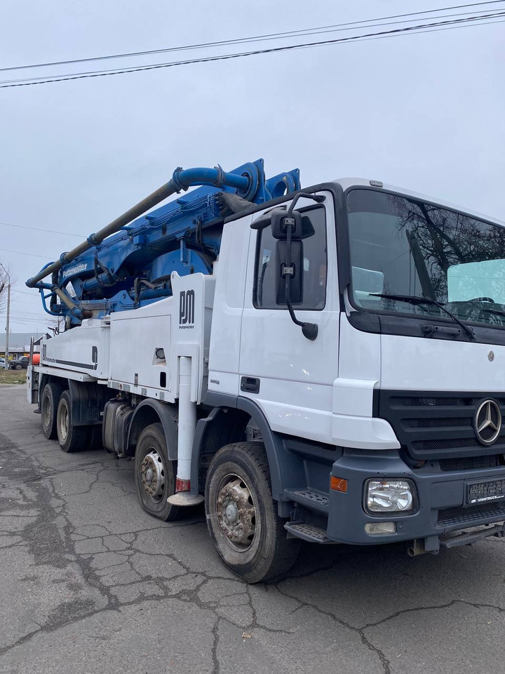 PUTZMEISTER Putzmeister on chassis Mercedes-Benz Actros Putzmeister 42m concrete pump - Betonpumpe: das Bild 1 PUTZMEISTER Putzmeister on chassis Mercedes-Benz Actros Putzmeister 42m concrete pump - Betonpumpe: das Bild 1