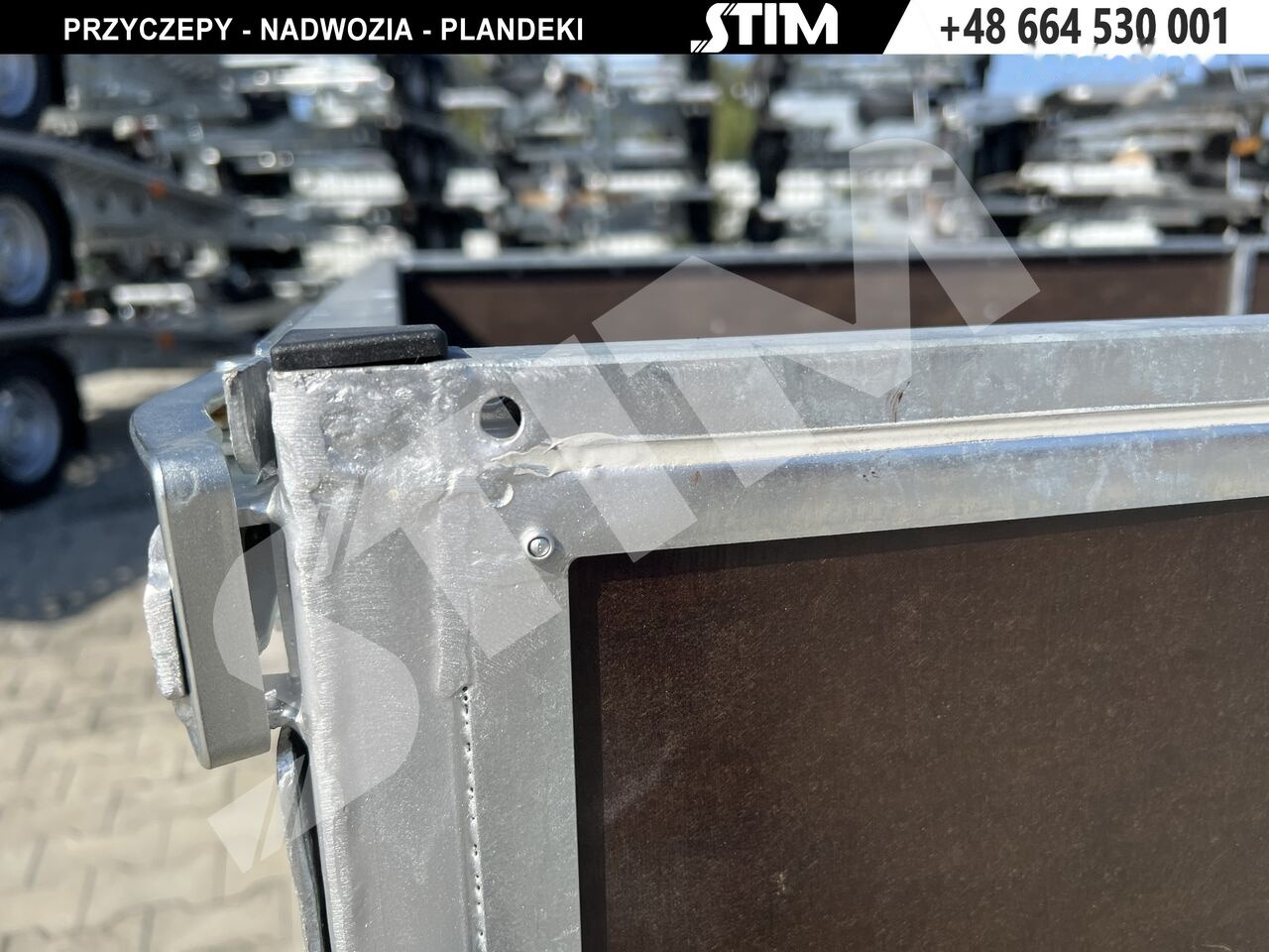 PKW Anhänger Stim S12-075/3415R + przednia burta otwierana + wzmocnienia ramy: das Bild 9