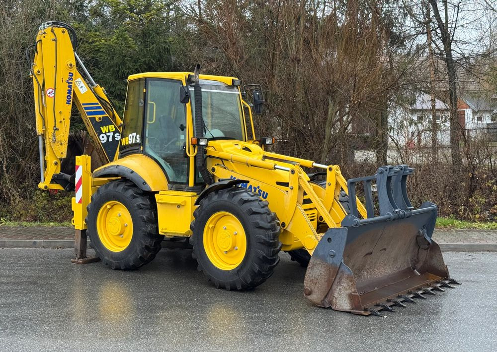 Komatsu * Koparko Ładowarka * Komatsu WB 97 S Utility * - Baggerlader: das Bild 2 Komatsu * Koparko Ładowarka * Komatsu WB 97 S Utility * - Baggerlader: das Bild 2