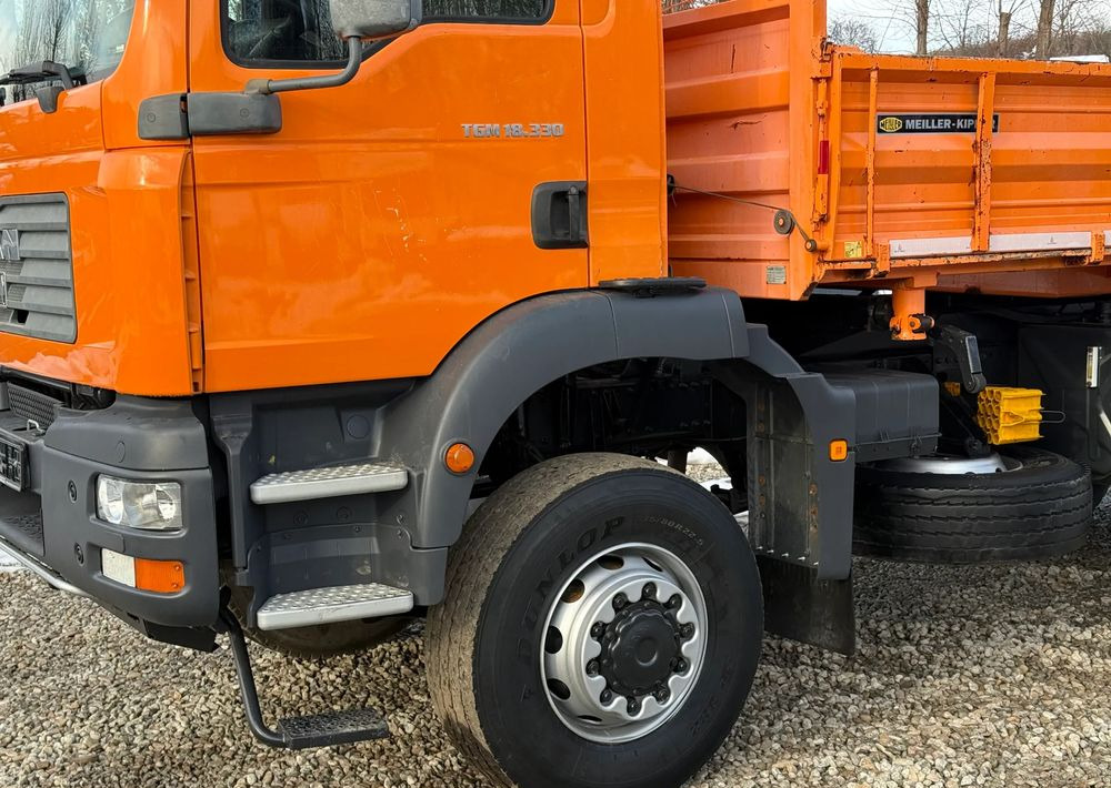 MAN * TGM 18-330 MAN 4x4 HDS Hiab 122 * Kiper Wywrotka * Bardzo Dobry Stan - Kipper: das Bild 5 MAN * TGM 18-330 MAN 4x4 HDS Hiab 122 * Kiper Wywrotka * Bardzo Dobry Stan - Kipper: das Bild 5