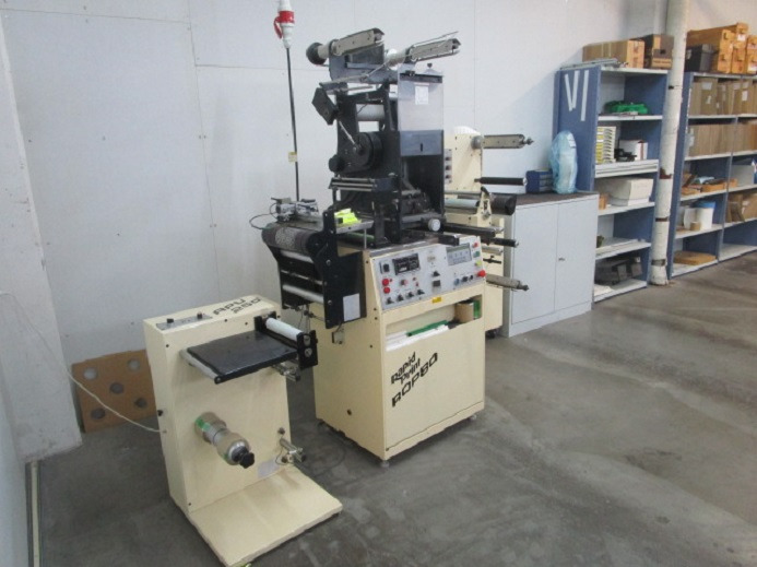 Druckmaschine HUBSTANZE RAPID PRINT ROP80 MIT PRÄGEEINHEIT VON OBEN UND UNTEN: das Bild 12