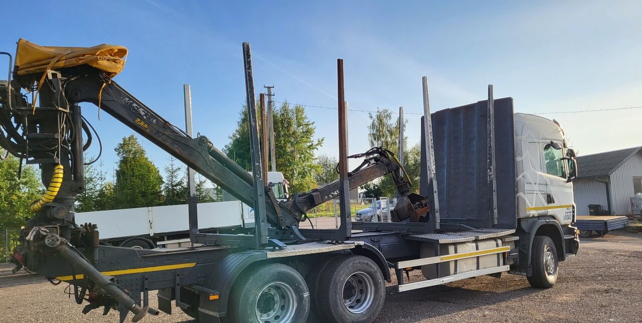 Scania G480 - Holztransporter, Autokran: das Bild 5 Scania G480 - Holztransporter, Autokran: das Bild 5