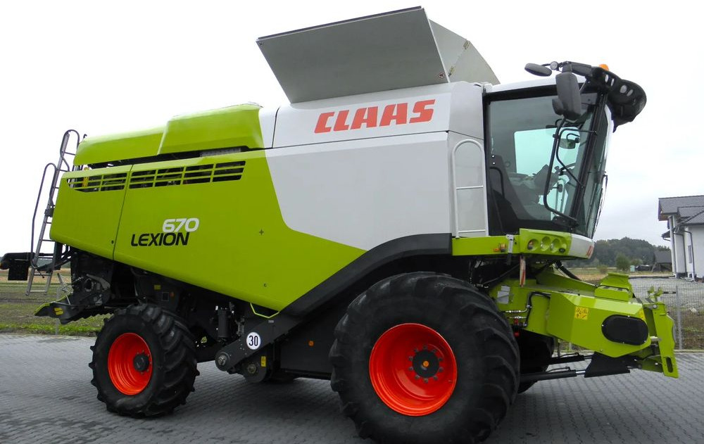 Claas Lexion 670 2019 Rok, Heder V 770, Najbogatsza Wersja, Nie Malowany, Stan Idealny - Mähdrescher: das Bild 4 Claas Lexion 670 2019 Rok, Heder V 770, Najbogatsza Wersja, Nie Malowany, Stan Idealny - Mähdrescher: das Bild 4