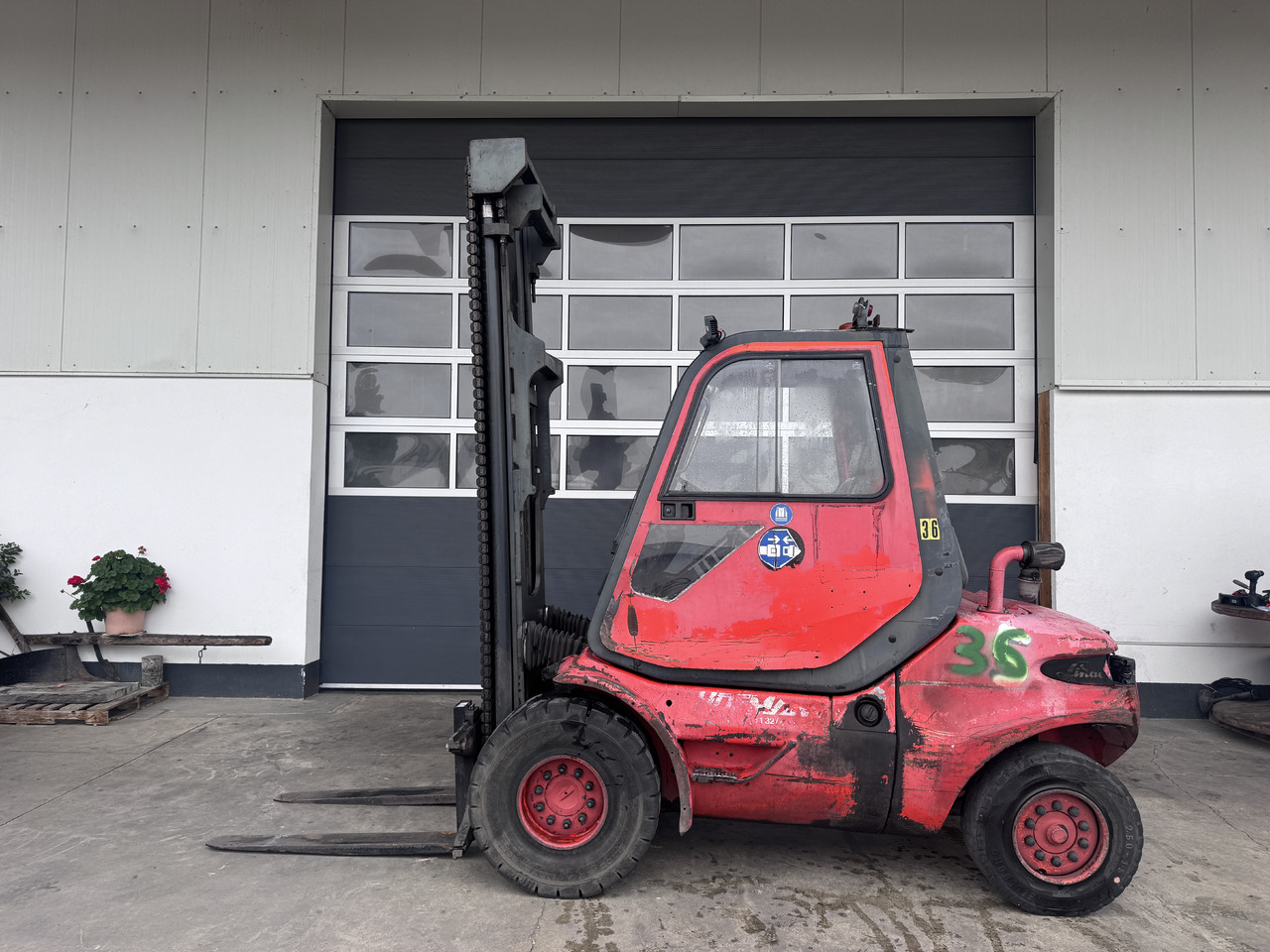 LINDE H 45 D 600 - Dieselstapler: das Bild 1 LINDE H 45 D 600 - Dieselstapler: das Bild 1