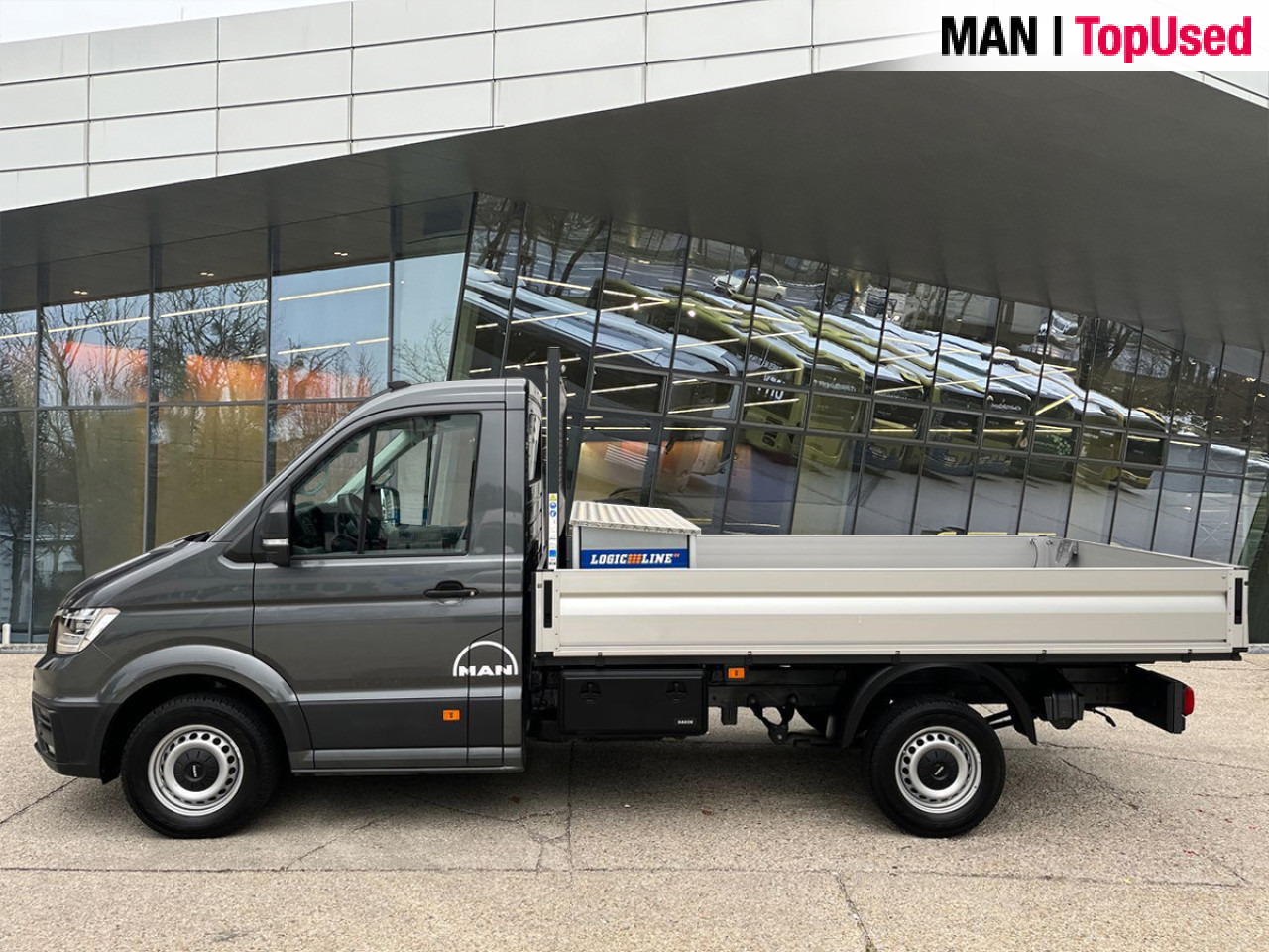 MAN TGE 3.140 4X2F SB, Automatic, Flat bed Klima ZV - Pritschenwagen: das Bild 3 MAN TGE 3.140 4X2F SB, Automatic, Flat bed Klima ZV - Pritschenwagen: das Bild 3