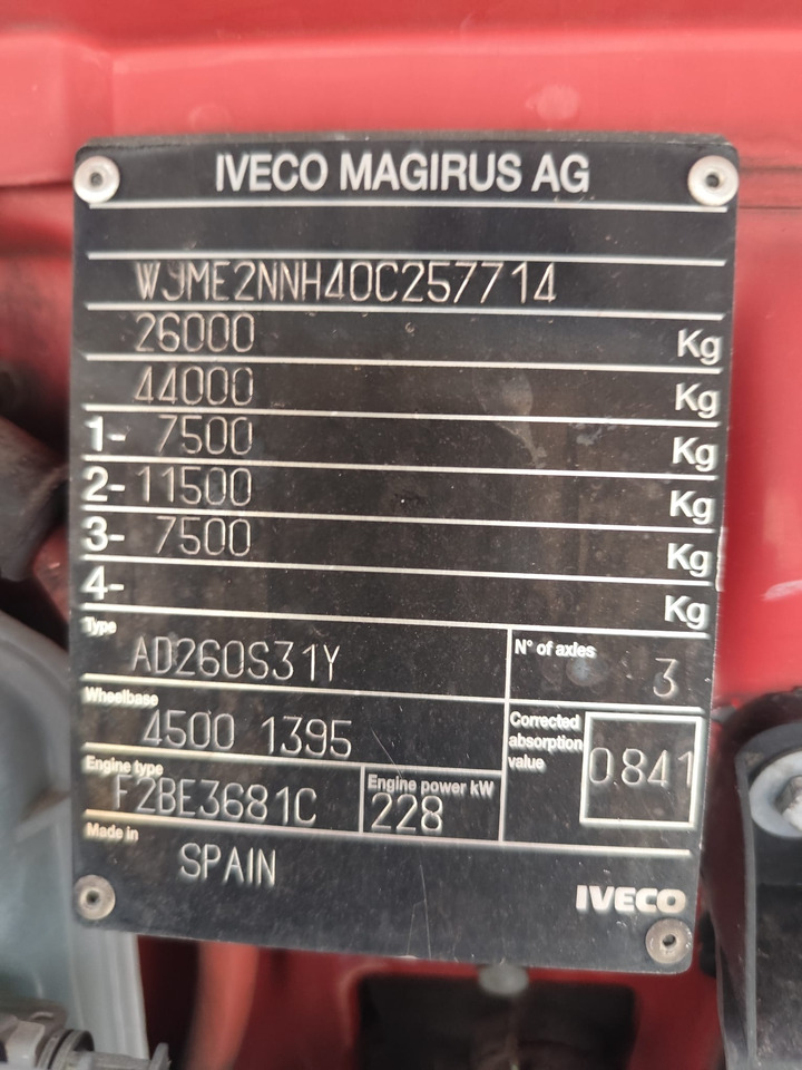 IVECO STRALIS CUBE 260S31 - Pritsche LKW: das Bild 4 IVECO STRALIS CUBE 260S31 - Pritsche LKW: das Bild 4