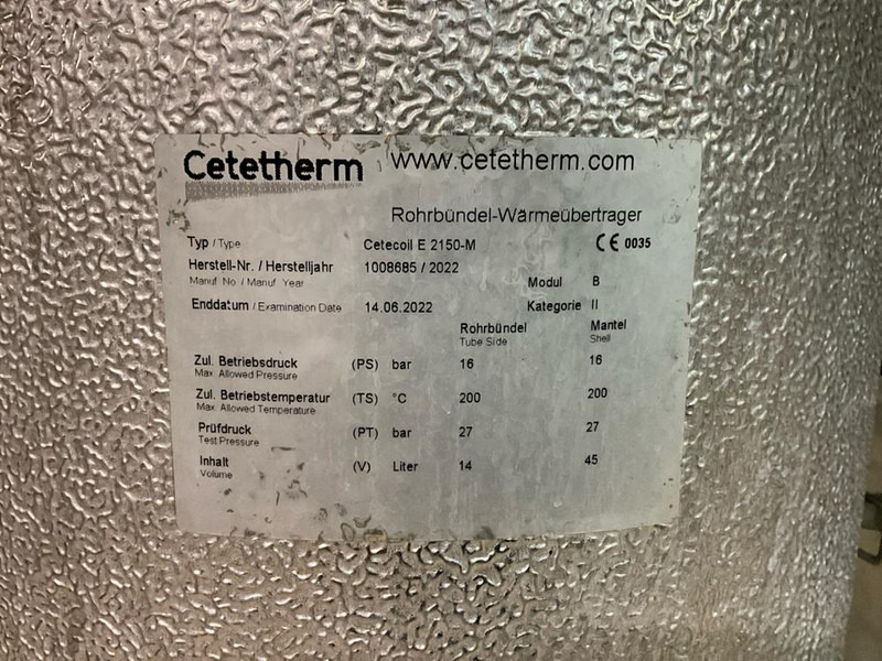 Cetetherm Cetecoil E 2150-M - Lebensmittelmaschine: das Bild 4 Cetetherm Cetecoil E 2150-M - Lebensmittelmaschine: das Bild 4