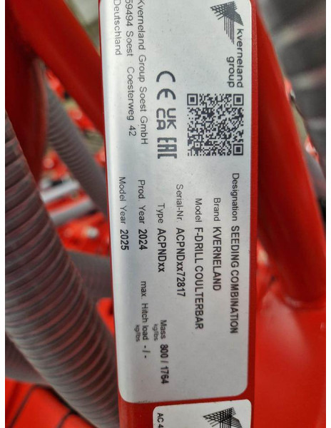 Kverneland CB 3500 3 punt - Säkombination: das Bild 4 Kverneland CB 3500 3 punt - Säkombination: das Bild 4