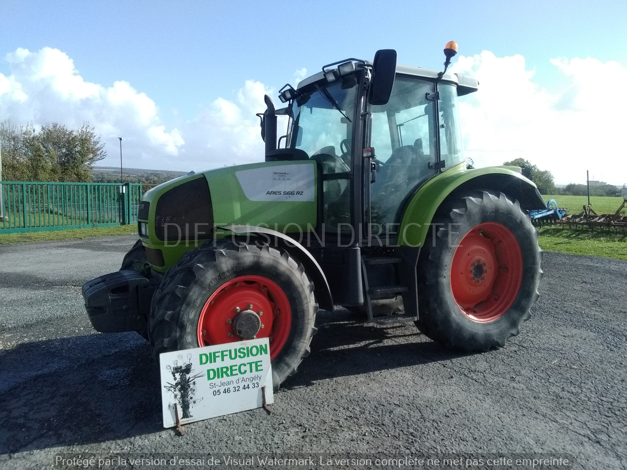 CLAAS TRACTEUR AGRICOLE ARES 566 RZ - Traktor: das Bild 1 CLAAS TRACTEUR AGRICOLE ARES 566 RZ - Traktor: das Bild 1