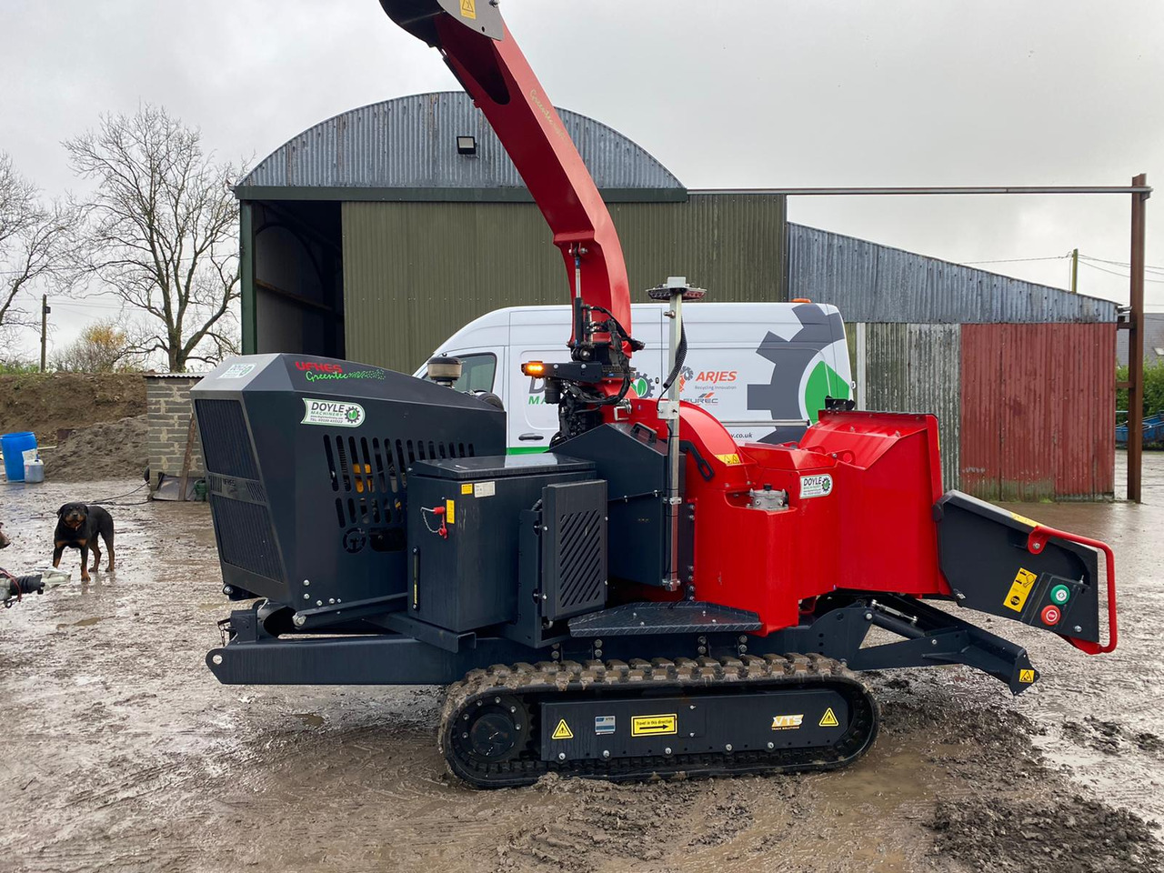 UFKES Greentec Cheetah 30 Tracked - Holzschredder: das Bild 4 UFKES Greentec Cheetah 30 Tracked - Holzschredder: das Bild 4