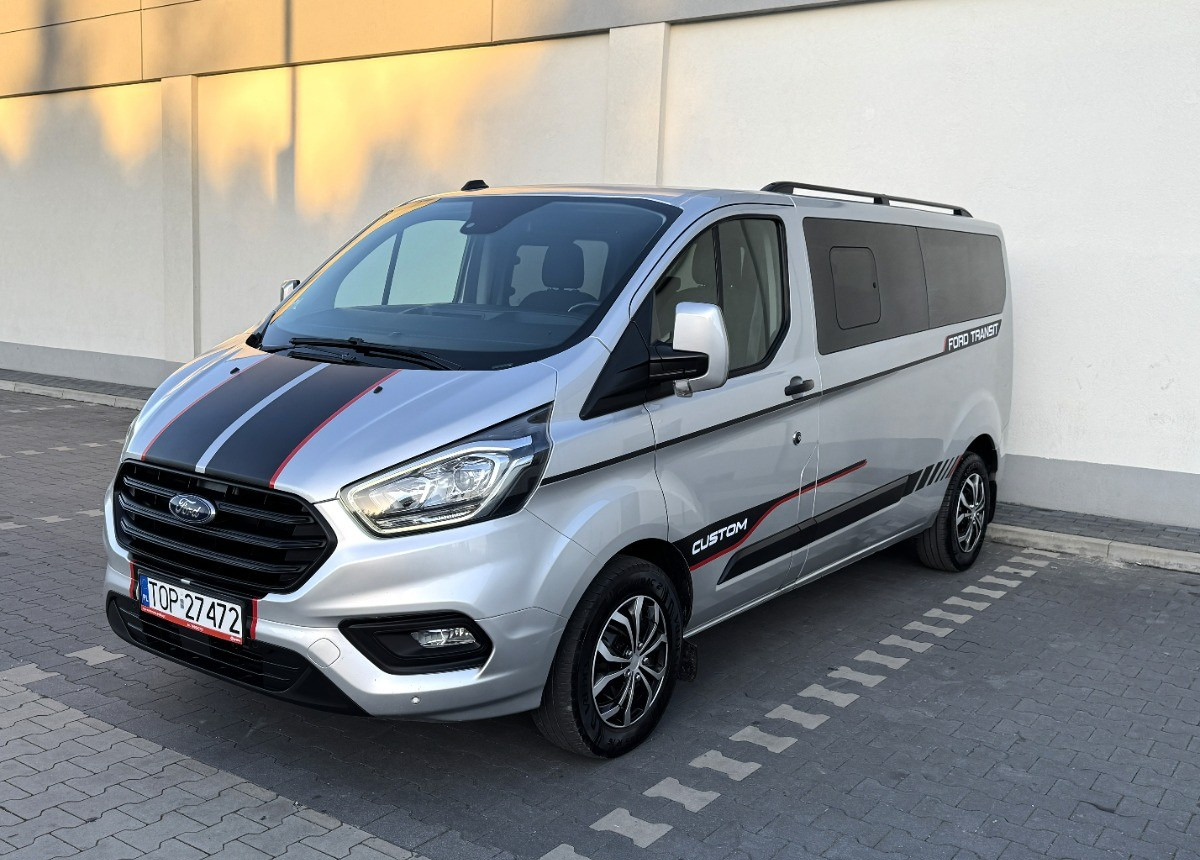 Ford Transit Custom 2.0 170KM Rok 2021 8 osobowy FV23 Salon PL Zadbany Super STAN - Transporter mit Doppelkabine: das Bild 1 Ford Transit Custom 2.0 170KM Rok 2021 8 osobowy FV23 Salon PL Zadbany Super STAN - Transporter mit Doppelkabine: das Bild 1
