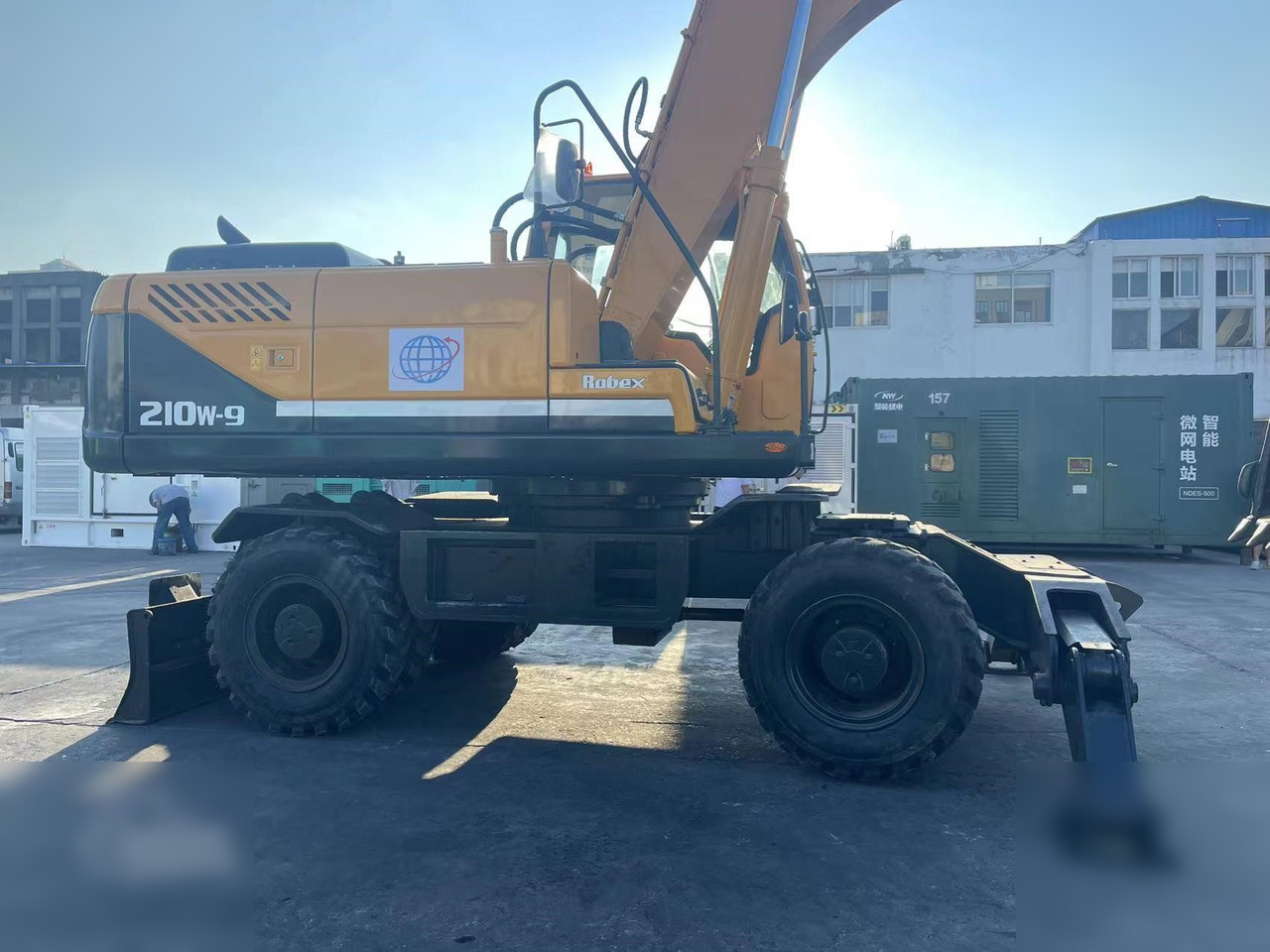 HYUNDAI ROBEX 210W-9 - Mobilbagger: das Bild 5 HYUNDAI ROBEX 210W-9 - Mobilbagger: das Bild 5