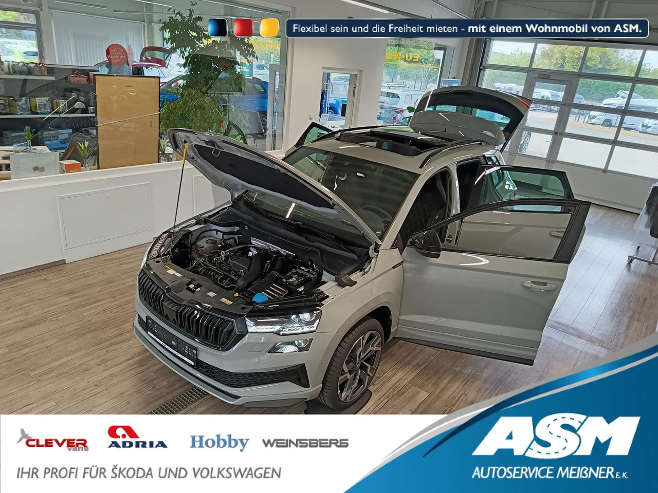 Skoda Karoq Sportline 1,5 TSI DSG*AHK*PSD*STD.HZG*NAVI - SUV/ Geländewagen: das Bild 1 Skoda Karoq Sportline 1,5 TSI DSG*AHK*PSD*STD.HZG*NAVI - SUV/ Geländewagen: das Bild 1