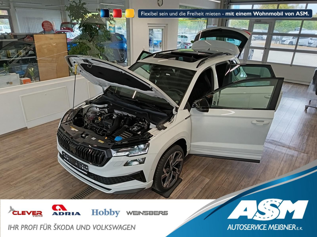 Skoda Karoq Sportline 1,5 TSI DSG*AHK*PSD*STD.HZG*NAVI - SUV/ Geländewagen: das Bild 1 Skoda Karoq Sportline 1,5 TSI DSG*AHK*PSD*STD.HZG*NAVI - SUV/ Geländewagen: das Bild 1