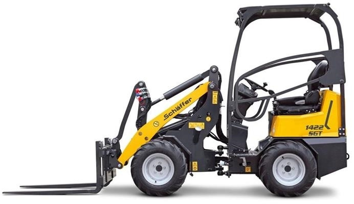 Schäffer 1422 SGT inkl. 100 cm skovl og pallegafler - Hoflader: das Bild 3 Schäffer 1422 SGT inkl. 100 cm skovl og pallegafler - Hoflader: das Bild 3