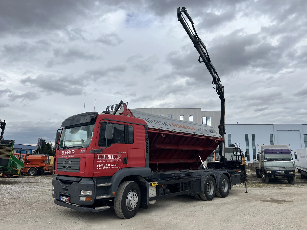 Man Tga 6х4, Самосвал с Кран - Kipper, Autokran: das Bild 2 Man Tga 6х4, Самосвал с Кран - Kipper, Autokran: das Bild 2