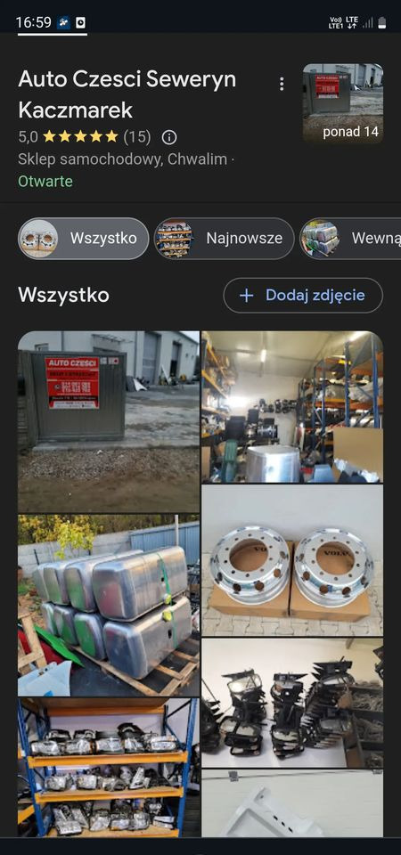 ZAWIASY DRZWI LEWY IVECO S WAY ORYGINAŁ CHWALIM116 - Tür und Teile für LKW: das Bild 3 ZAWIASY DRZWI LEWY IVECO S WAY ORYGINAŁ CHWALIM116 - Tür und Teile für LKW: das Bild 3