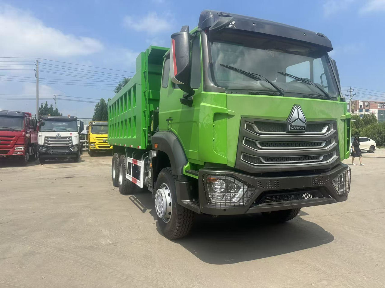 HOWO Haohan 6✖4 Dump Truck Green - Kipper: das Bild 1 HOWO Haohan 6✖4 Dump Truck Green - Kipper: das Bild 1