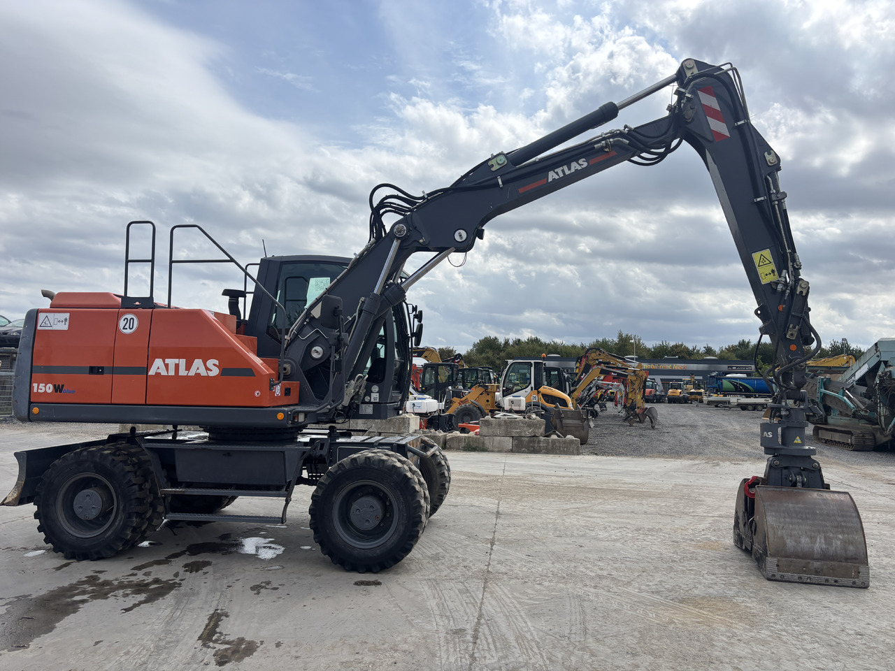 ATLAS 150 W - Mobilbagger: das Bild 3 ATLAS 150 W - Mobilbagger: das Bild 3