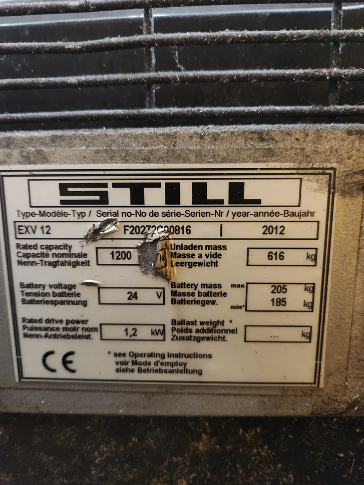 STILL EXV12 - Hochhubwagen: das Bild 4 STILL EXV12 - Hochhubwagen: das Bild 4
