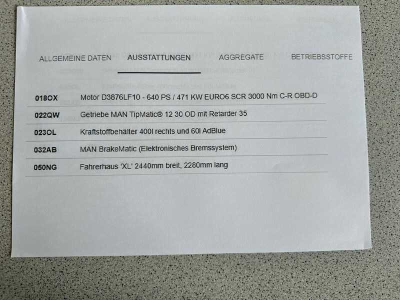 MAN TGS 33.640 6x4 Kipphydraulic-Retarder - Sattelzugmaschine: das Bild 5 MAN TGS 33.640 6x4 Kipphydraulic-Retarder - Sattelzugmaschine: das Bild 5