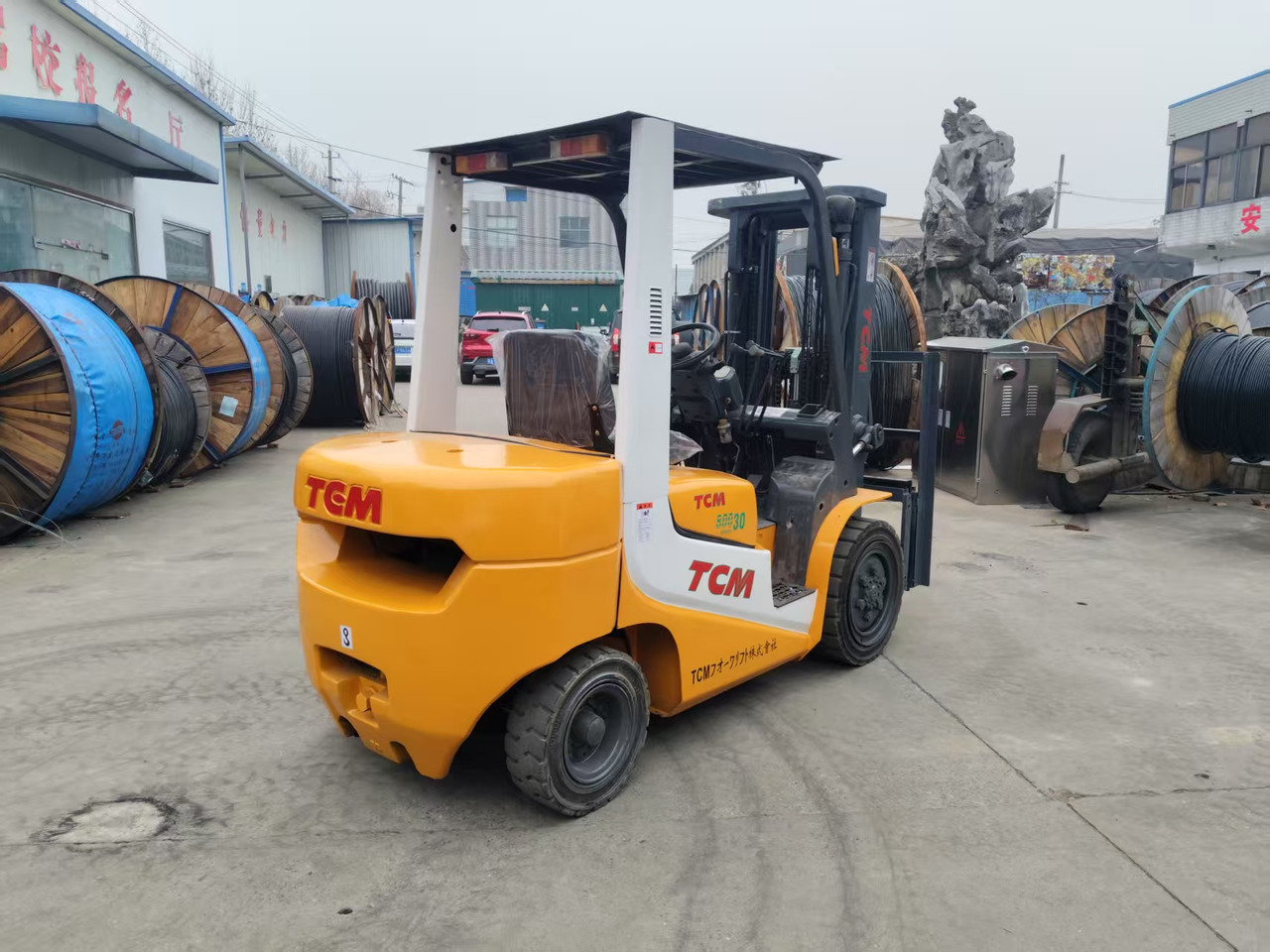 TCM FD30 Japan brand used 3 ton 4.5m diesel forklift Customizable mast clamps - Dieselstapler: das Bild 5 TCM FD30 Japan brand used 3 ton 4.5m diesel forklift Customizable mast clamps - Dieselstapler: das Bild 5