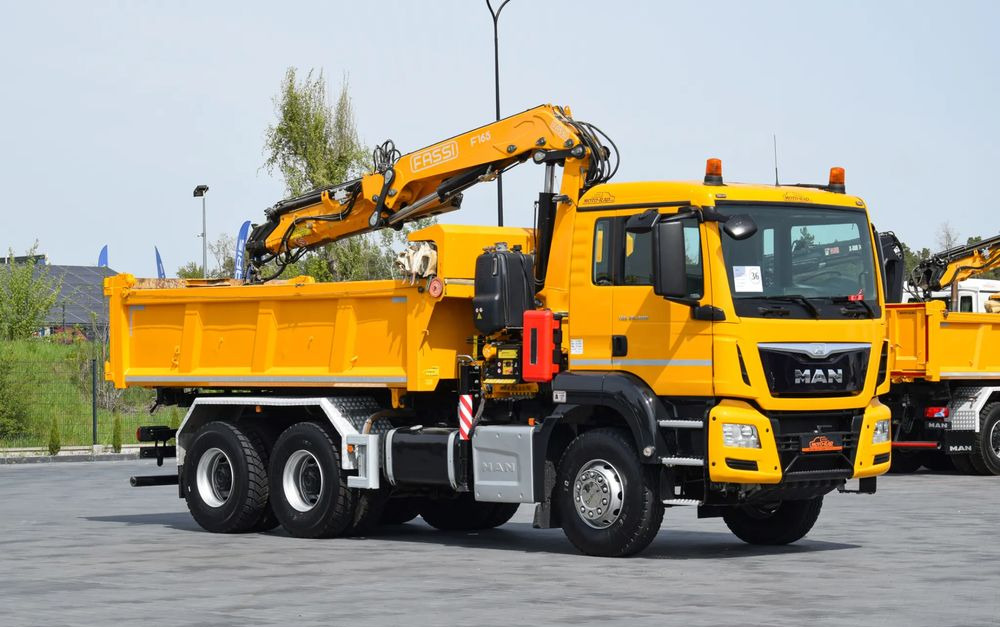 MAN TGS 26.400 / 6x4 / EURO 6 / UDT / HDS FASSI 165 / WYSUW x3 / ROTATOR / CHWYTAK / STEROWANIE RADIOWE / WZMOCNIONA RAMA / WYWROTKA / HYDROBURTA / AUTOMAT / 2017 / NOWE OPONY - 100% / NISKI PRZEBIEG - Kipper: das Bild 3 MAN TGS 26.400 / 6x4 / EURO 6 / UDT / HDS FASSI 165 / WYSUW x3 / ROTATOR / CHWYTAK / STEROWANIE RADIOWE / WZMOCNIONA RAMA / WYWROTKA / HYDROBURTA / AUTOMAT / 2017 / NOWE OPONY - 100% / NISKI PRZEBIEG - Kipper: das Bild 3