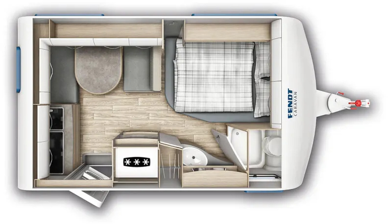 Fendt Bianco Activ 390 FHS Dusche, 1.700 KG-Fahrwerk - Wohnwagen: das Bild 2 Fendt Bianco Activ 390 FHS Dusche, 1.700 KG-Fahrwerk - Wohnwagen: das Bild 2