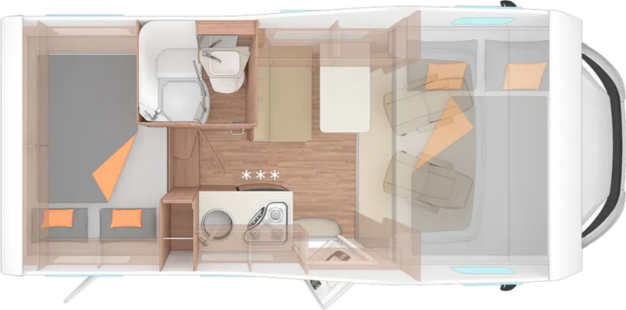 Weinsberg CaraHome 550 MG Aufbauklima., Markise, AHK - Alkoven Wohnmobil: das Bild 2 Weinsberg CaraHome 550 MG Aufbauklima., Markise, AHK - Alkoven Wohnmobil: das Bild 2