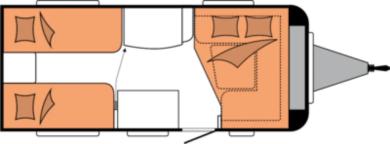 Wohnwagen Hobby De Luxe 460 LU - Wohnwagen: das Bild 3 Wohnwagen Hobby De Luxe 460 LU - Wohnwagen: das Bild 3
