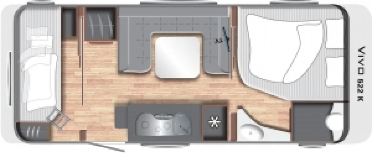 Wohnwagen LMC Vivo 522 K - Wohnwagen: das Bild 2 Wohnwagen LMC Vivo 522 K - Wohnwagen: das Bild 2