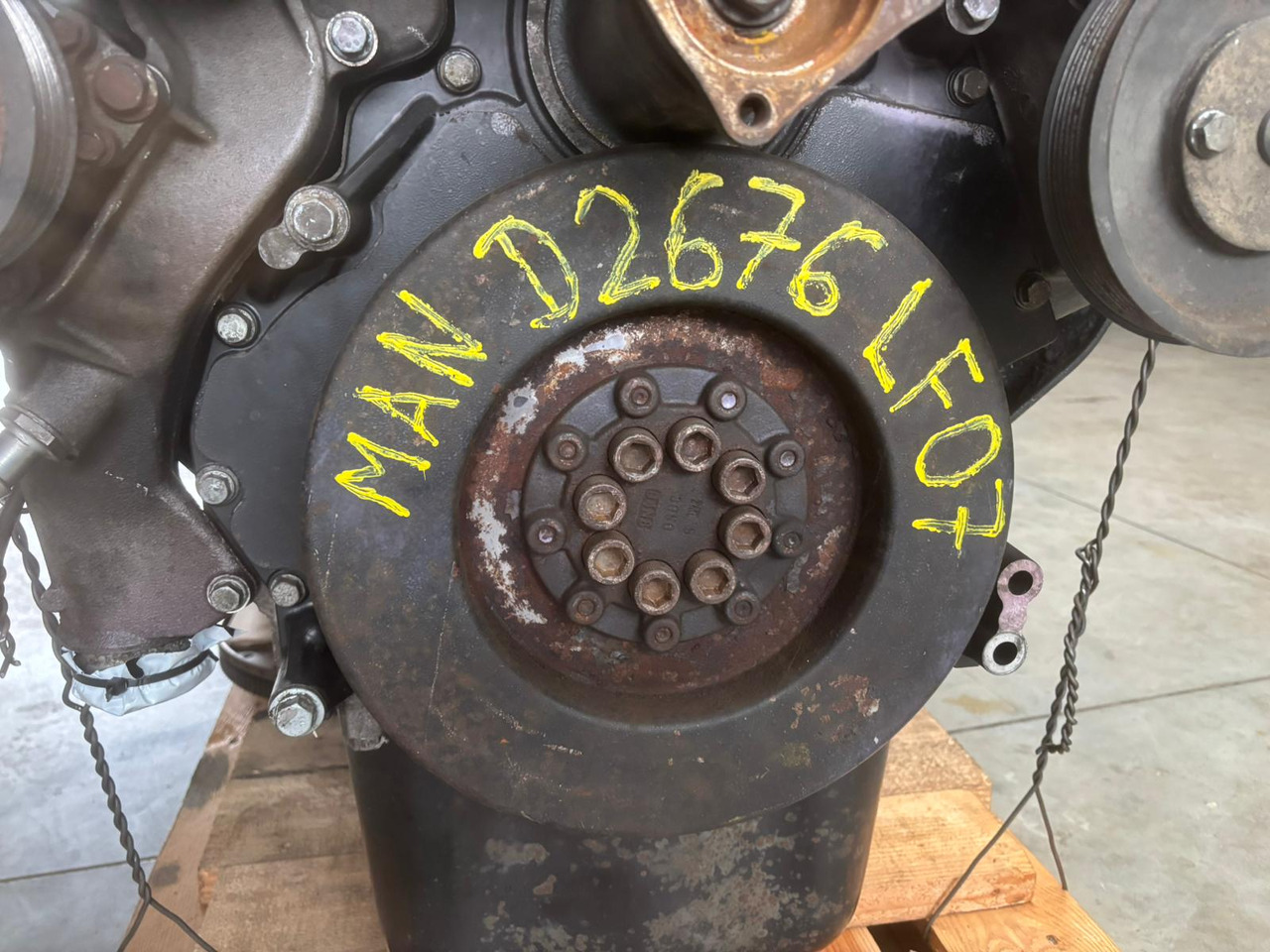 Gebrauchter MAN TGX 26.480 D 2676 LF 07 Motor - Motor für LKW: das Bild 4 Gebrauchter MAN TGX 26.480 D 2676 LF 07 Motor - Motor für LKW: das Bild 4