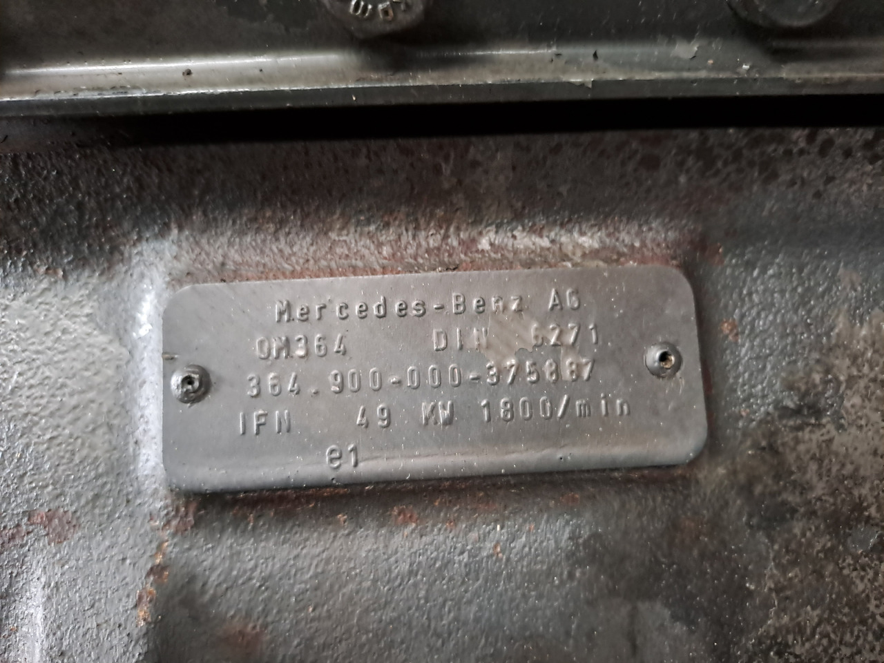 Gebrauchter Motor DB OM 364 - Motor für LKW: das Bild 5 Gebrauchter Motor DB OM 364 - Motor für LKW: das Bild 5