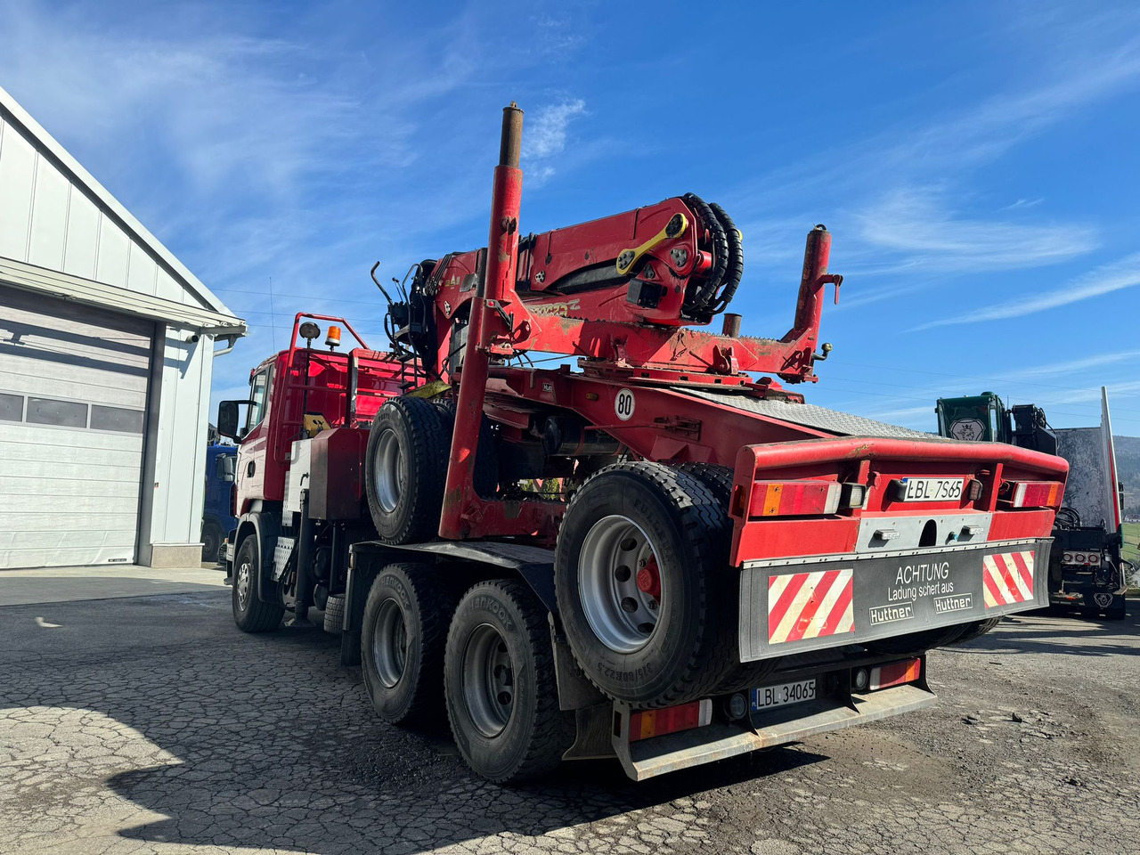 SCANIA R500 - Holztransporter, Autokran: das Bild 4 SCANIA R500 - Holztransporter, Autokran: das Bild 4