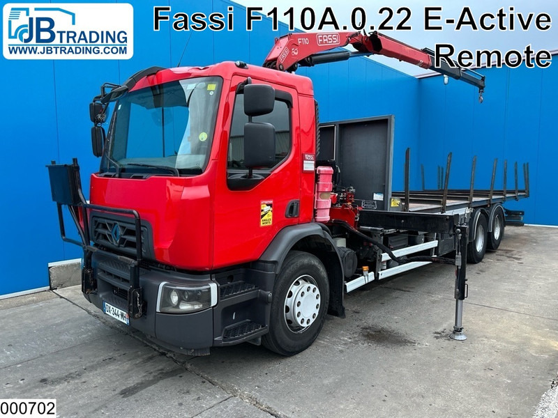 Renault D 26 320 6x2, EURO 6, Fassi, Remote - Pritsche LKW, Autokran: das Bild 1 Renault D 26 320 6x2, EURO 6, Fassi, Remote - Pritsche LKW, Autokran: das Bild 1