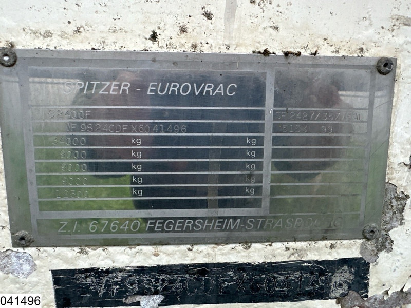 SPITZER Silo 60300 Liter SILO / FUEL - Tankauflieger: das Bild 4 SPITZER Silo 60300 Liter SILO / FUEL - Tankauflieger: das Bild 4