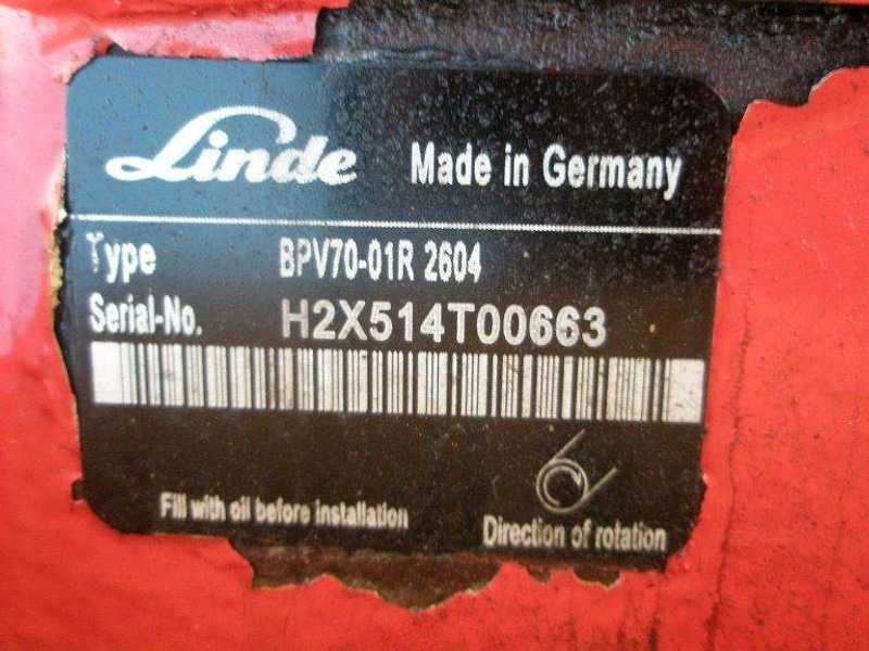 Hydraulik für Baumaschine Linde BPV70-01R 2604 - Drive pump/Fahrpumpe/Rijpomp: das Bild 7 Hydraulik für Baumaschine Linde BPV70-01R 2604 - Drive pump/Fahrpumpe/Rijpomp: das Bild 7