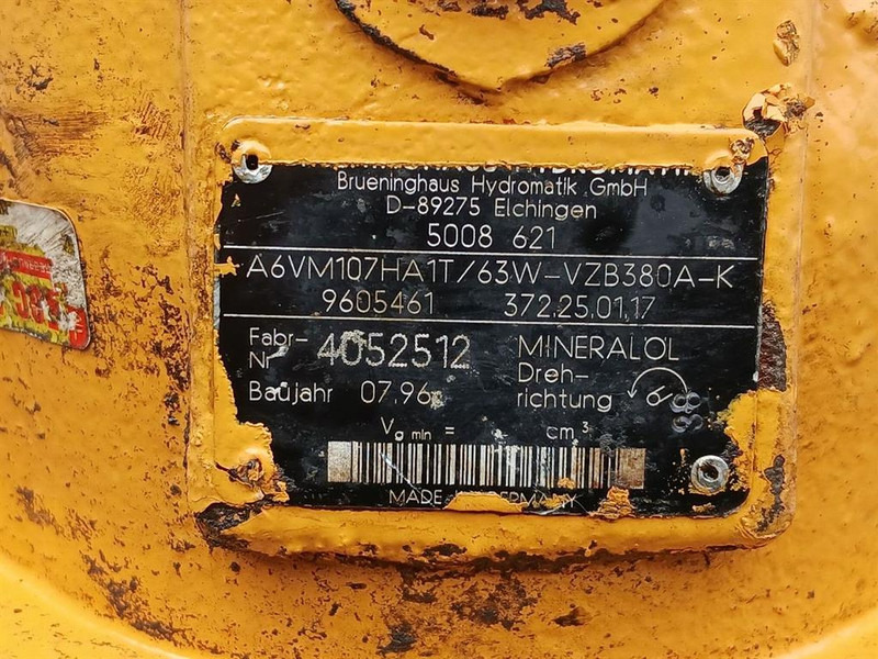 Zeppelin ZM15-Hydromatik A6VM107HA1T-Drive motor/Fahrmotor - Hydraulik für Baumaschine: das Bild 5 Zeppelin ZM15-Hydromatik A6VM107HA1T-Drive motor/Fahrmotor - Hydraulik für Baumaschine: das Bild 5