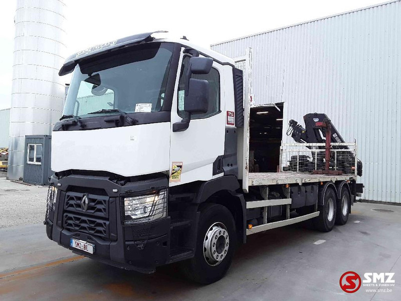 Renault C 380 hiab 188-3 remote - Pritsche LKW, Autokran: das Bild 3 Renault C 380 hiab 188-3 remote - Pritsche LKW, Autokran: das Bild 3