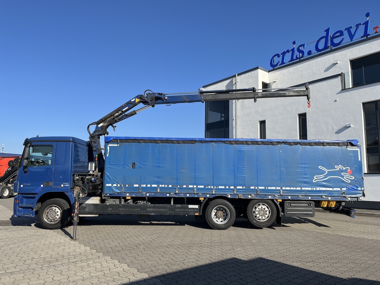 Plane LKW, Autokran Mercedes-Benz 2541 6x2 Atlas 135.2E Pritsche 8,20 m: das Bild 14 Plane LKW, Autokran Mercedes-Benz 2541 6x2 Atlas 135.2E Pritsche 8,20 m: das Bild 14