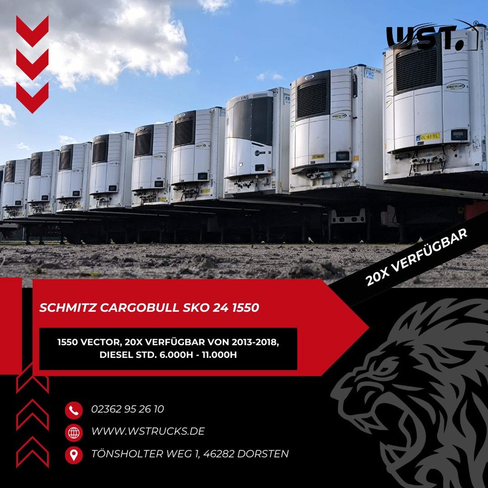 Schmitz Cargobull Kühlauflieger Blumenbreit Vector 1550 - Koffer Auflieger: das Bild 1 Schmitz Cargobull Kühlauflieger Blumenbreit Vector 1550 - Koffer Auflieger: das Bild 1