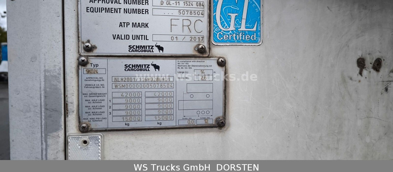 Schmitz Cargobull SKO 24 Kühlauflieger | Vector 1850 MT | LBW - Koffer Auflieger: das Bild 4 Schmitz Cargobull SKO 24 Kühlauflieger | Vector 1850 MT | LBW - Koffer Auflieger: das Bild 4