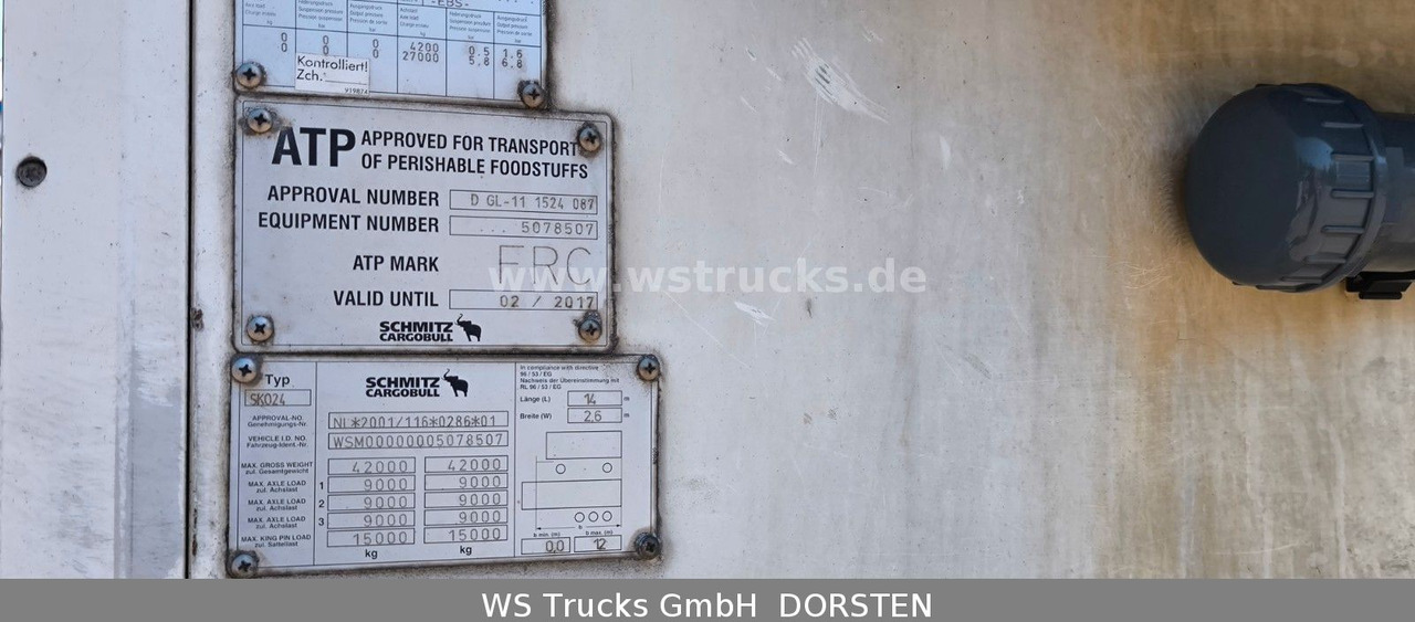 Schmitz Cargobull SKO 24 Kühlauflieger | Vector 1850 MT | LBW - Koffer Auflieger: das Bild 5 Schmitz Cargobull SKO 24 Kühlauflieger | Vector 1850 MT | LBW - Koffer Auflieger: das Bild 5