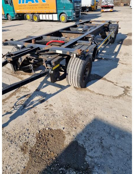 Kögel Lafette JUMBO Drehschemel Lafette 1m Abstellhöhe - Container/ Wechselfahrgestell Anhänger: das Bild 1 Kögel Lafette JUMBO Drehschemel Lafette 1m Abstellhöhe - Container/ Wechselfahrgestell Anhänger: das Bild 1