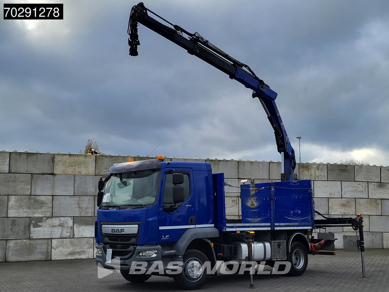 DAF LF 260 LF 4X2 Hiab 111 B-2 HIDUO Crane Kran Remote control Automatic ACC Euro 6 - Pritsche LKW, Autokran: das Bild 1 DAF LF 260 LF 4X2 Hiab 111 B-2 HIDUO Crane Kran Remote control Automatic ACC Euro 6 - Pritsche LKW, Autokran: das Bild 1
