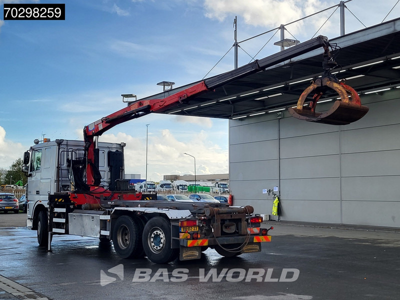 DAF XF105.410 XF 6X2 NL-Truck HMF 1643 Z2 Crane 24T Container system Lift+Steering-Axle Euro 5 - Seil Abrollkipper, Autokran: das Bild 2 DAF XF105.410 XF 6X2 NL-Truck HMF 1643 Z2 Crane 24T Container system Lift+Steering-Axle Euro 5 - Seil Abrollkipper, Autokran: das Bild 2