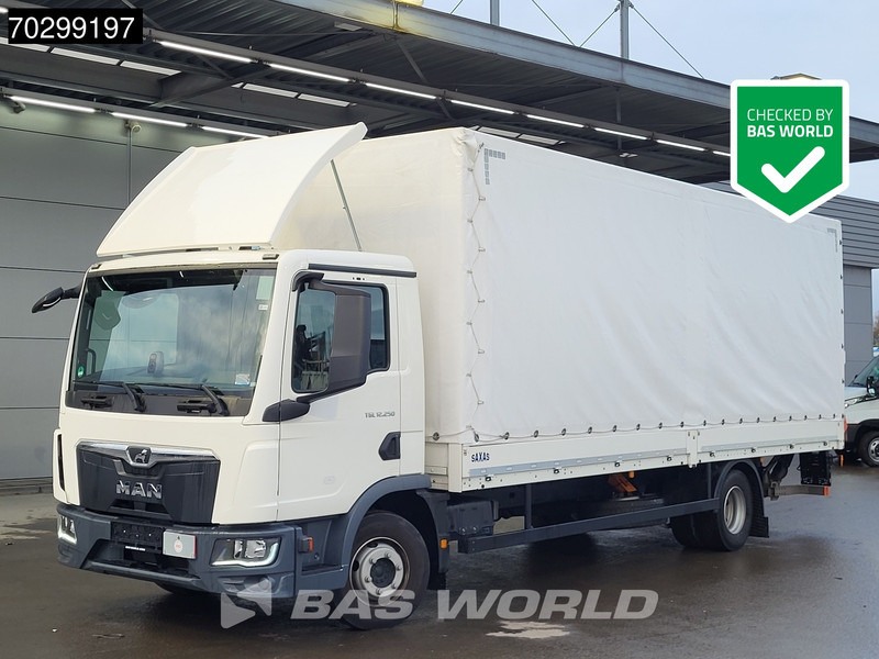 MAN TGL 12.250 4X2 12tonner 1500kg Ladebordwand Automatic Cruise Control Euro 6 - Plane LKW: das Bild 1 MAN TGL 12.250 4X2 12tonner 1500kg Ladebordwand Automatic Cruise Control Euro 6 - Plane LKW: das Bild 1