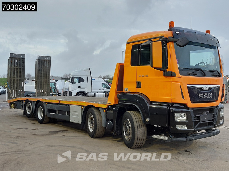 MAN TGS 35.400 8X2 Machine transporter Hydraulic Ramps Winch Lift+Steering Axle Euro 6 - Autotransporter LKW: das Bild 3 MAN TGS 35.400 8X2 Machine transporter Hydraulic Ramps Winch Lift+Steering Axle Euro 6 - Autotransporter LKW: das Bild 3